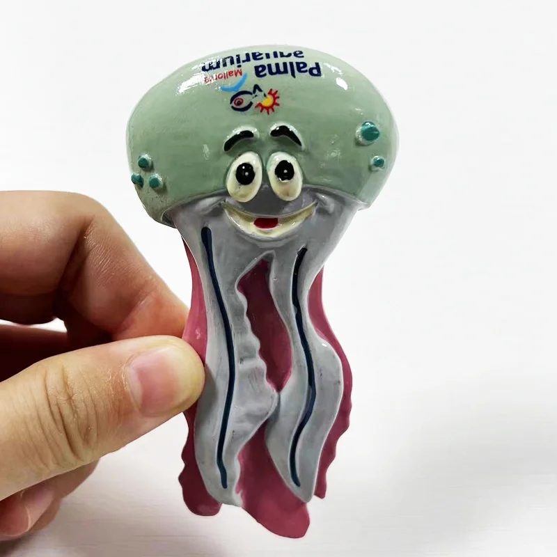 

Spanish Aquarium Octopus High-End Fridge Magnet- Strong Magnet Back