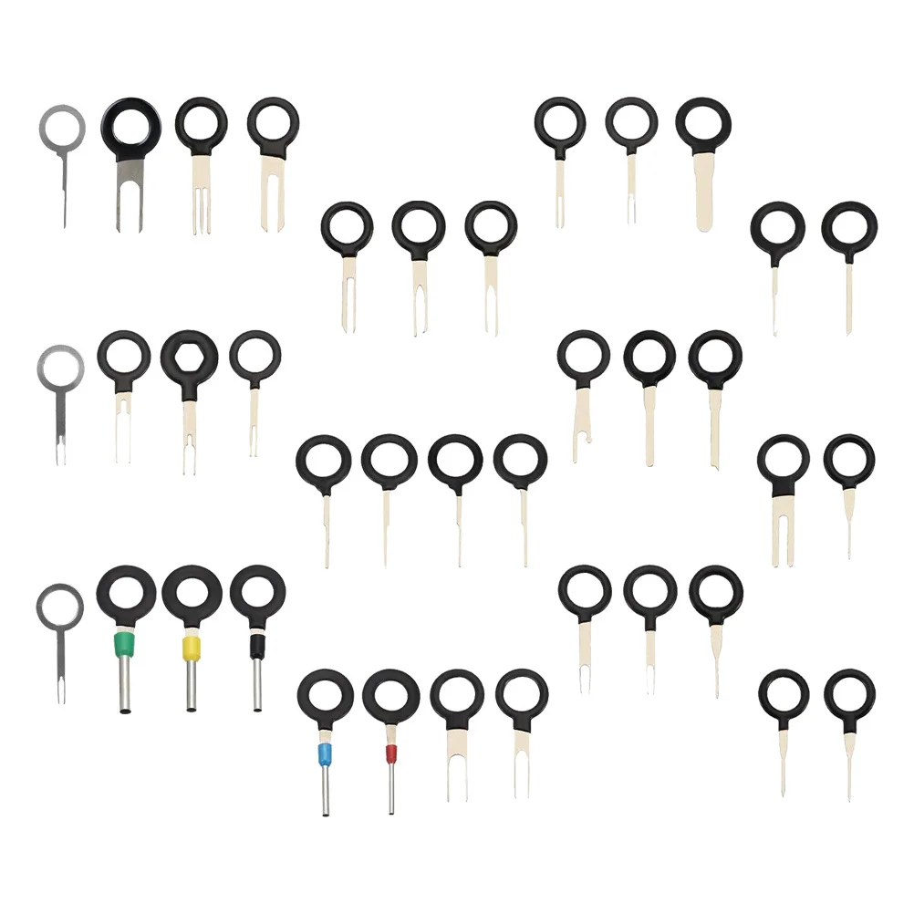 

82Pcs Car Terminal Removal Tool Kit Steel and Plastic Pin Extractor for Automotive Wire Connector Repair Easy Push Pull Terminal