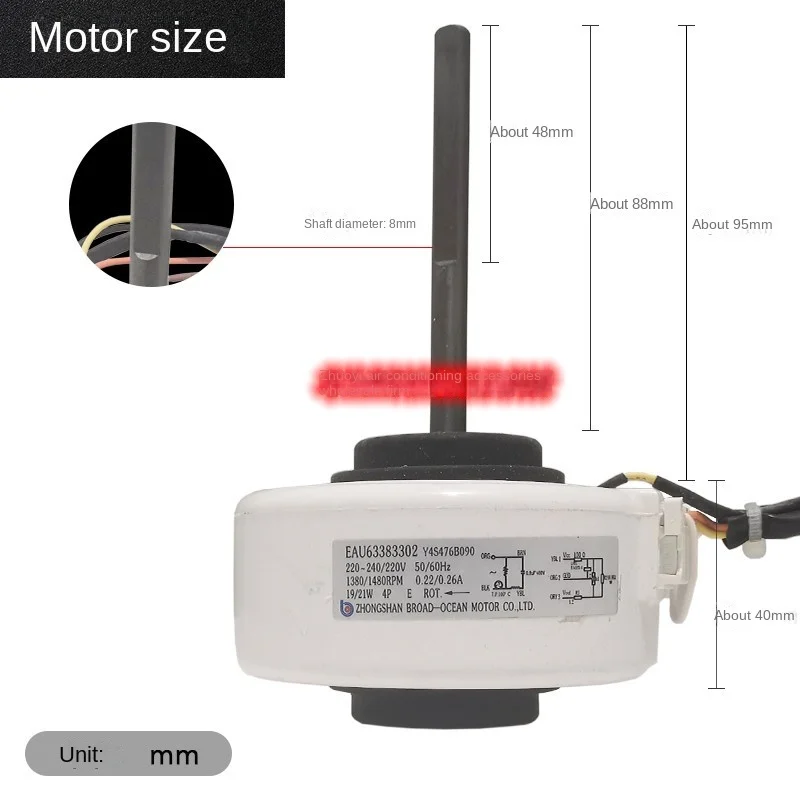 New air conditioning indoor motor fan 4681A10023P\H\Q RP13F RP13A/B/C/RP14-7