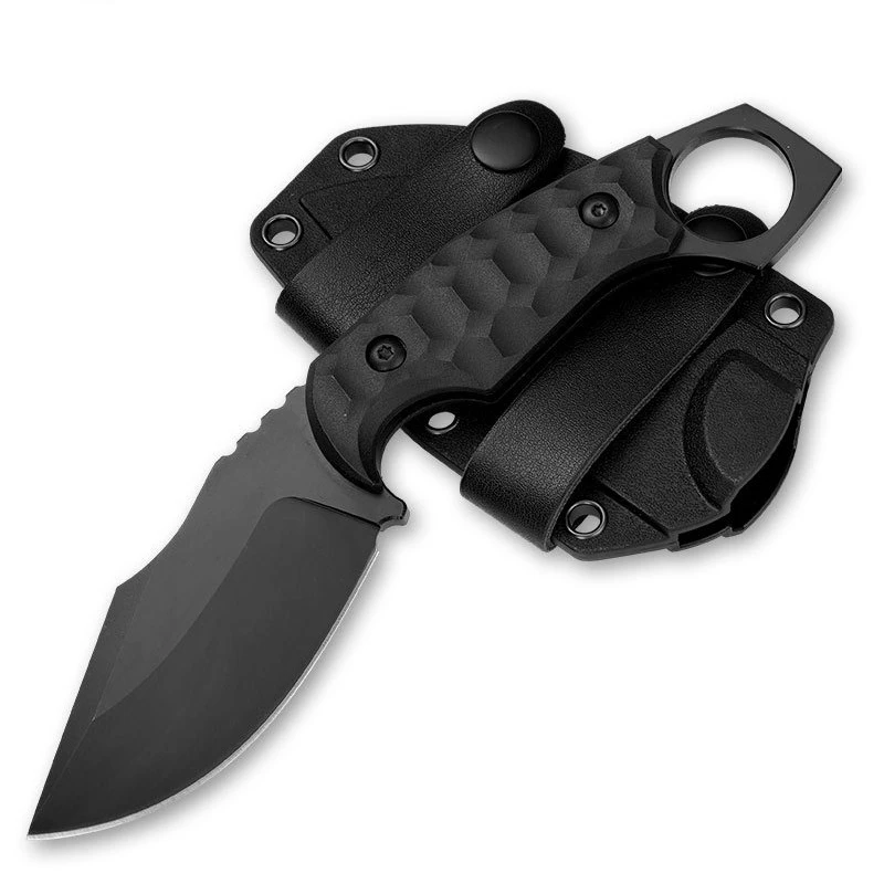 

FX Durable Straight Knife 5Cr13Mov Blade Nylon Fiber Handle Camping Portable High-hardness Exploration KnifeMultifunctional Tool