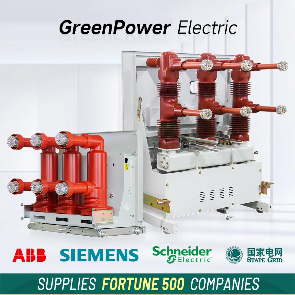 قابل للسحب 1250A 630A VD4 جزءا لا يتجزأ من نوع قواطع دوائر فراغ GPVN VS1 داخلي الجهد العالي VCB 12kV 11kV 10kV HV عربة اليد