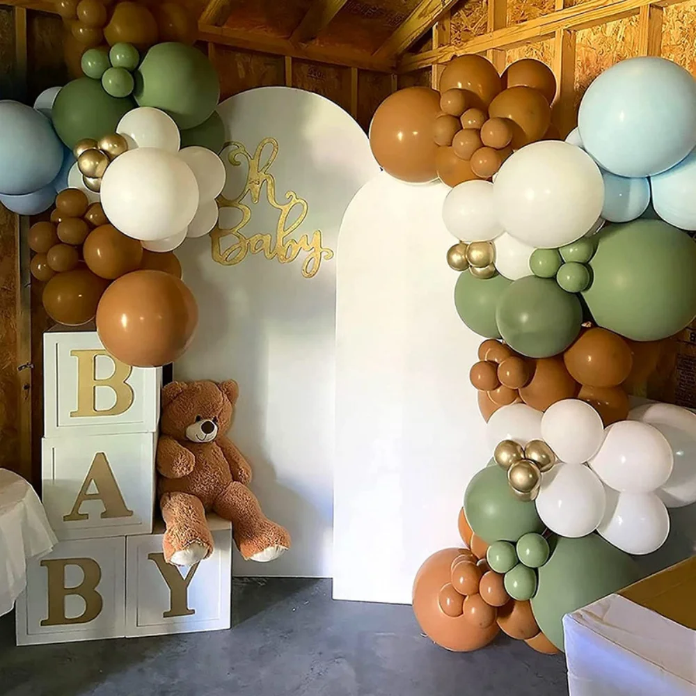 4-teiliges Alphabet BABY Ballonbox-Set, Geschenkbox zum 1. Geburtstag, Dekorationsbox für Jungen und Mädchen, Geburtstagsparty-Deko, Babyparty-Requisiten – Detail 9