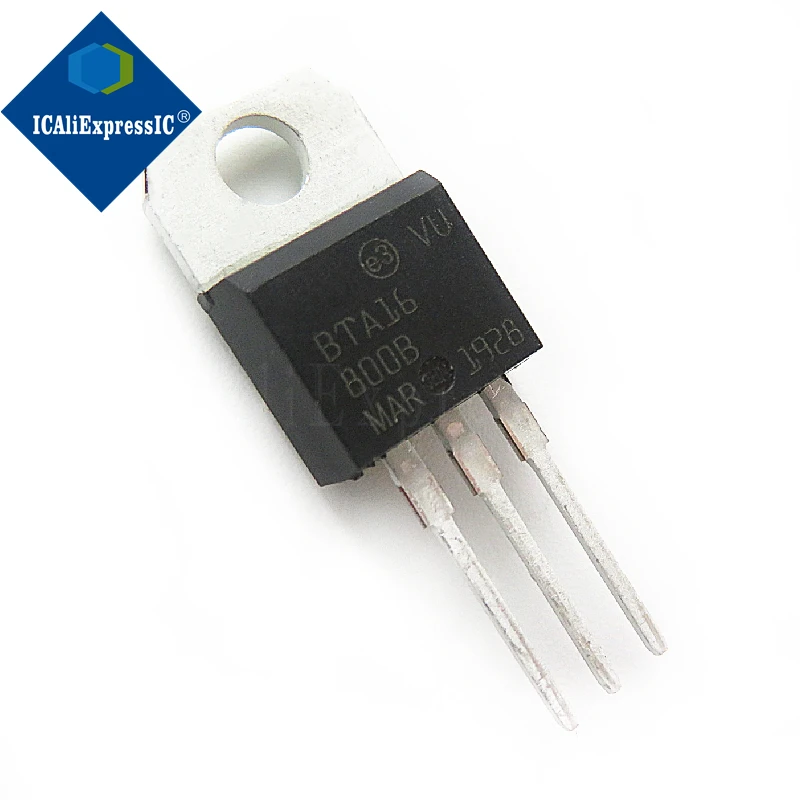 10pcs/lot BTA16-800B BTA16-800 TO-220 800V 16A new original In Stock