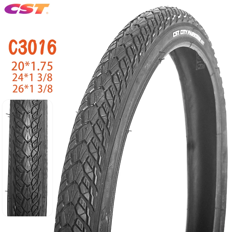 

CST 20inch C3016 Mountain Bicycle tire 26x1 3/8 20*1.75 MTB Bicycle parts 24 * 1 3/8 26er Pneu Bicicleta Bicycle Tyres