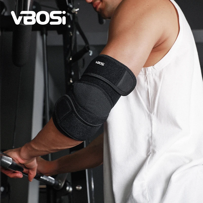 1 Stück verstellbare, atmungsaktive Ellenbogenstütze für Männer und Frauen, für den Sport und den täglichen Gebrauch