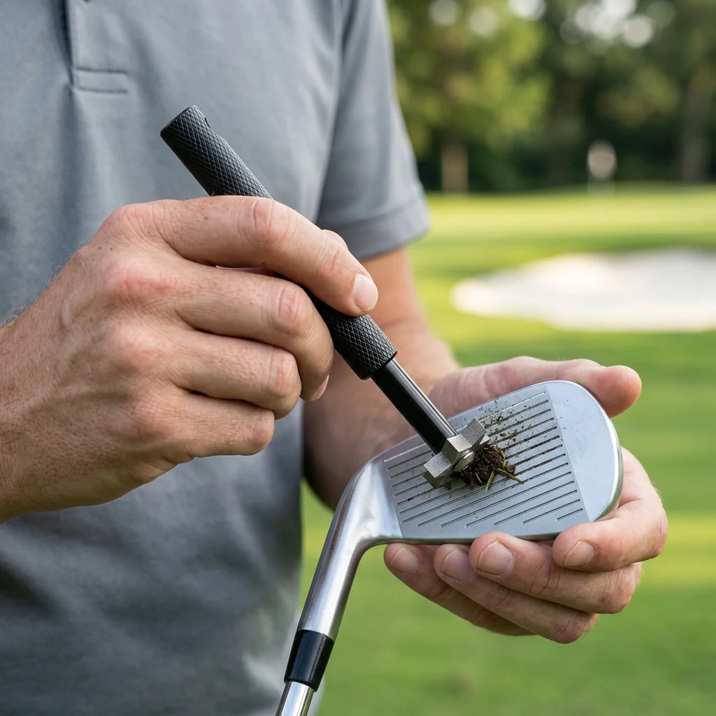 Club Tool Cleaning Golf Club Cleaner for Maintenance Durable Alloy Steel Iron Brush Portable Accessory