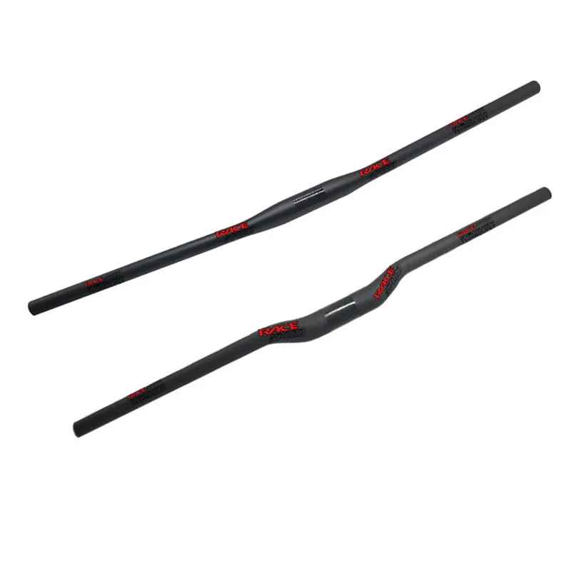 سباق السرعة T1000 الكربون المقود الجبلية المقود شقة أو الارتفاع المقود الأسود 31.8*580-/700/720/740/760/780 مللي متر أجزاء إطار الدراجة