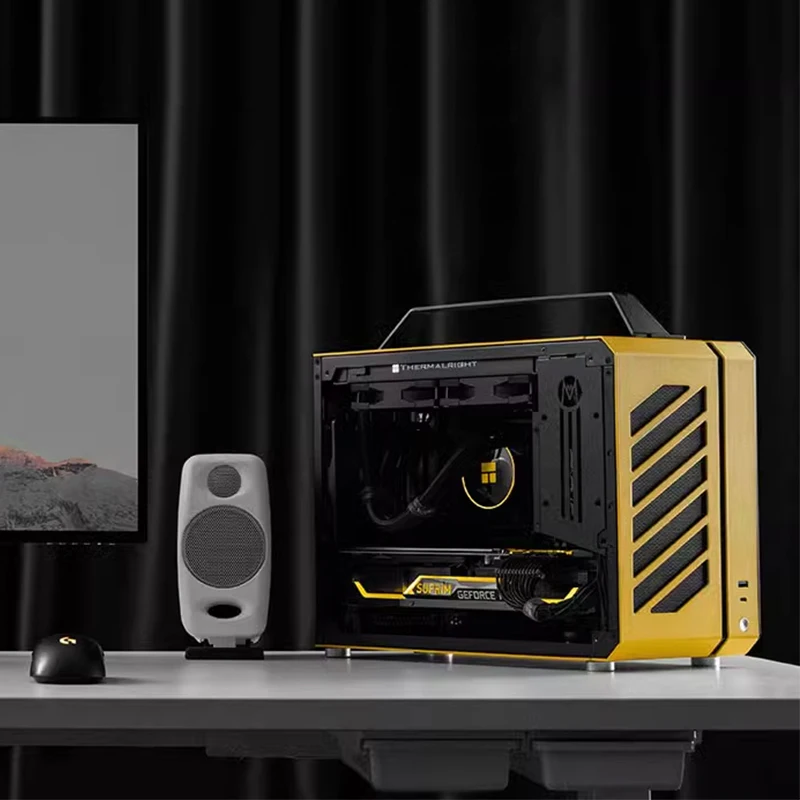 Desktop assembled computer mainframe