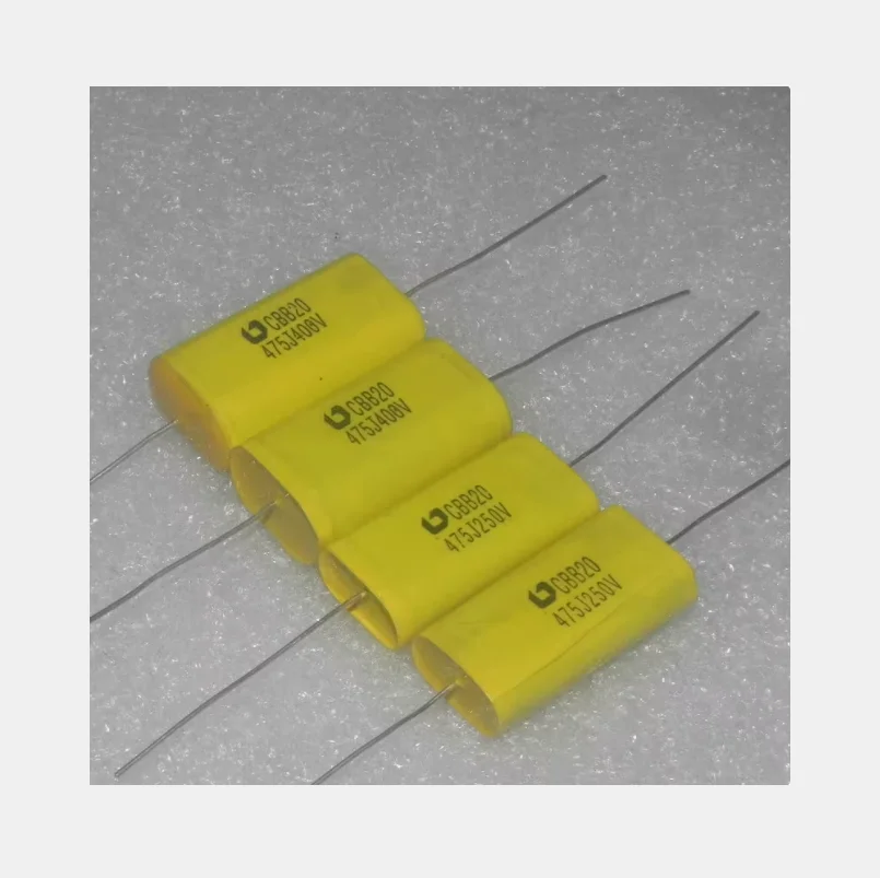 

4PCS/LOT Brand new original CBB20 250V 4.7UF 400V 4.7UF dc MPA MKP axial through-hole film capacitor