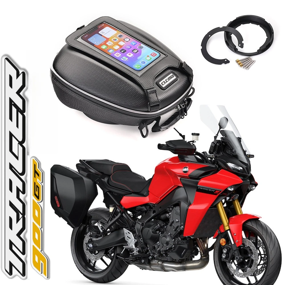 

For YAMAHA Tracer 9 900 GT 9GT + MT09 MT-09 Tracer FZ09 FZ 25 Fazer 250 FJ MT 09 Motorcycle Tank Bag Luggage Quick Lock Backpack