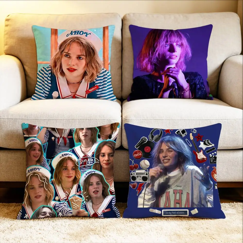 

For Maya Hawke Various Sizes Square Pillow Case For Car Home Bedchamber Decor