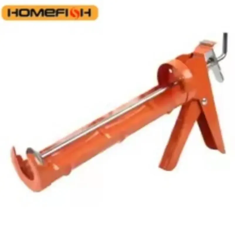 Glass glue gun Caulking Gun 10:1 Thrust Ratio, Blue Caulking Tool Gun Caulk Gun No Drip Hand Caulking Guns Silicone Gun Tool