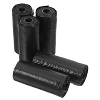 100 Pcs Small Trash Can Mini Garbage Black Bags Little Dog Waste Container Poop Dispenser for Bathroom Car