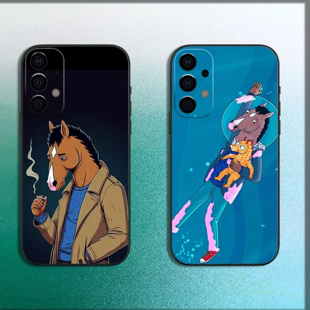 Cool B-Bojack H-Horseman Phone Case For Samsung Galaxy A13,A21s,A22,A31,A32,A52,A53,A71,A80,A91 Soft Black Cover