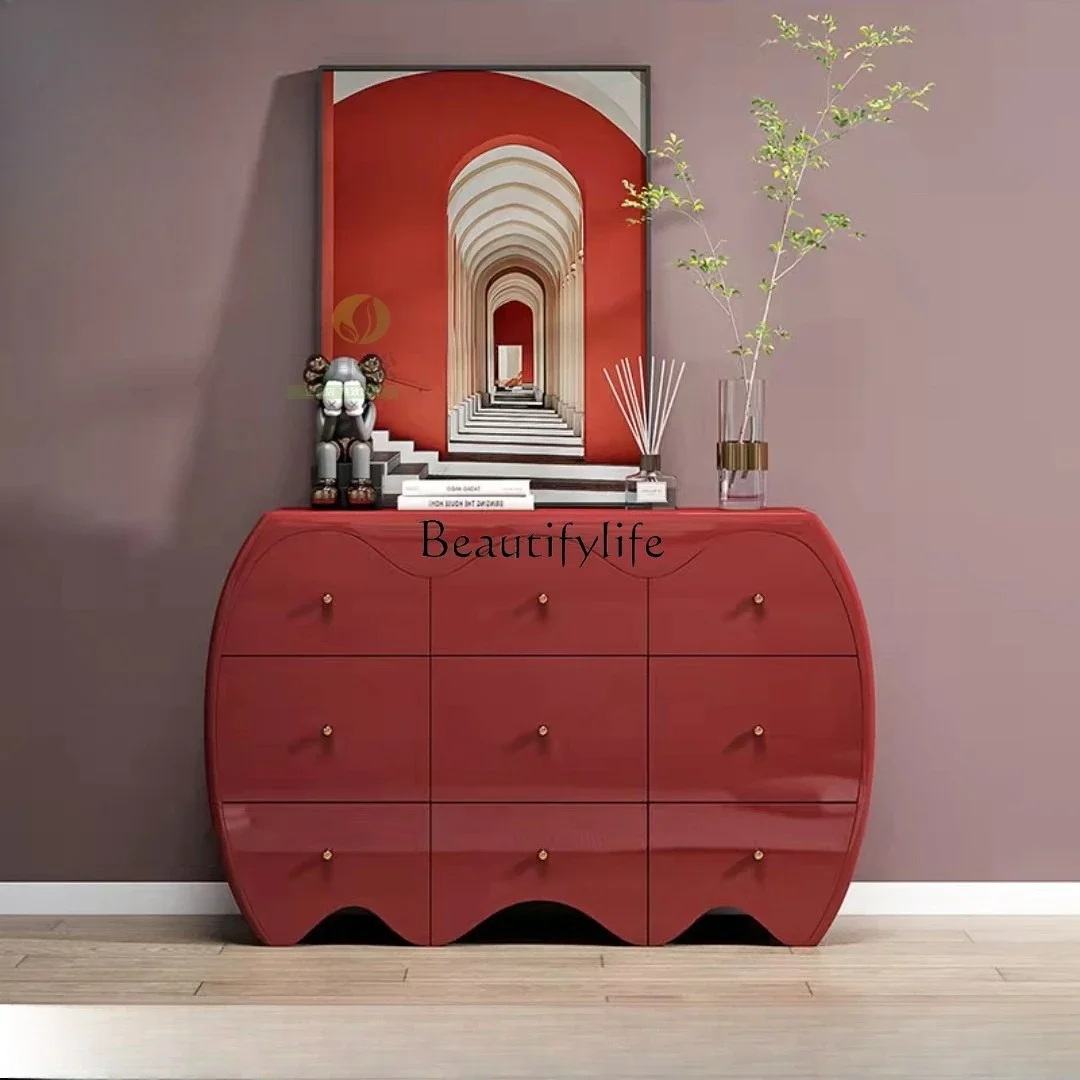 

z.Z.Light luxury chest, bedroom storage decoration, modern living room drawer, locker