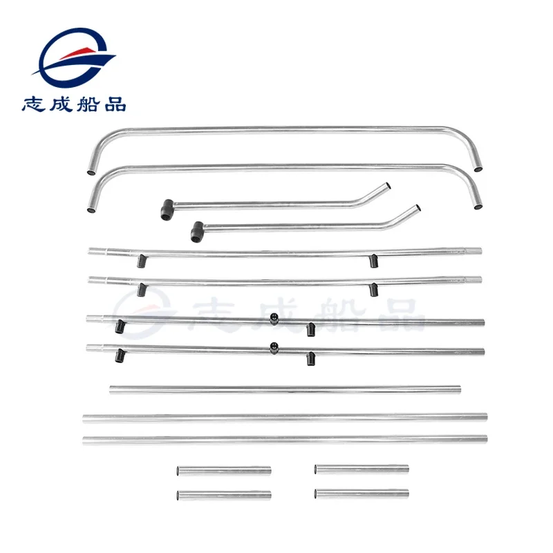 Zhicheng aluminum bridge sunshade with adjustable height left and right marine articles