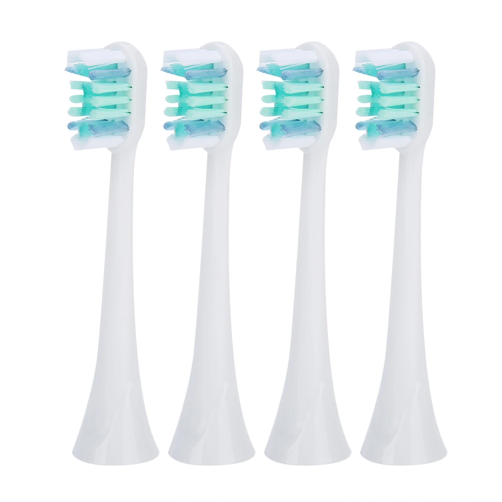 Têtes de brosse à dents électrique, remplacement de brosse, automatique, ultrasons, sonique, livres à dents électroniques, soins bucco-dentaires, blanchir, fournitures, 4 pièces