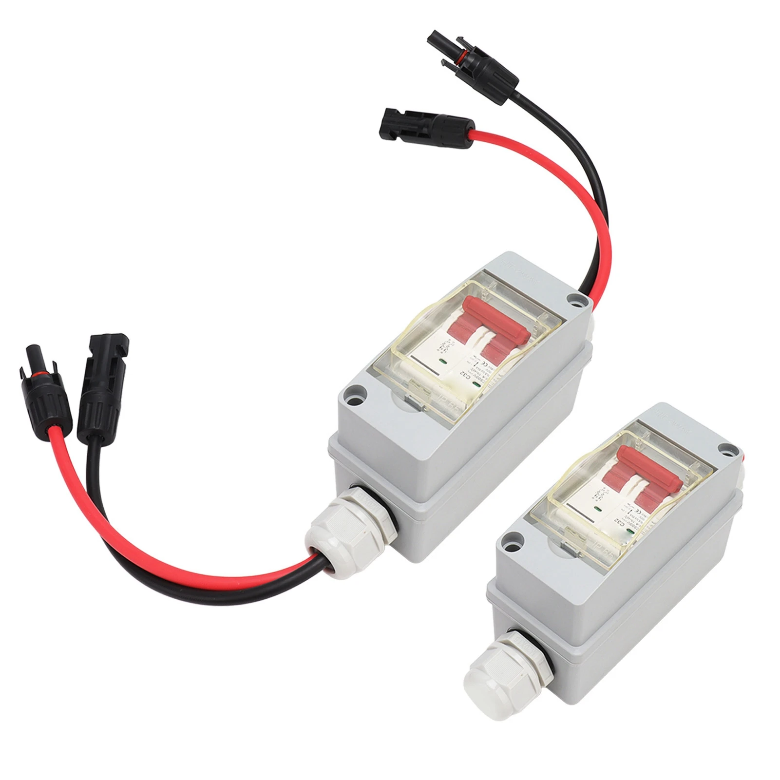 Circuit Breaker MCB 2P DC 500V 32A Disconnect Switch with IP65 Waterproof Distribution Box