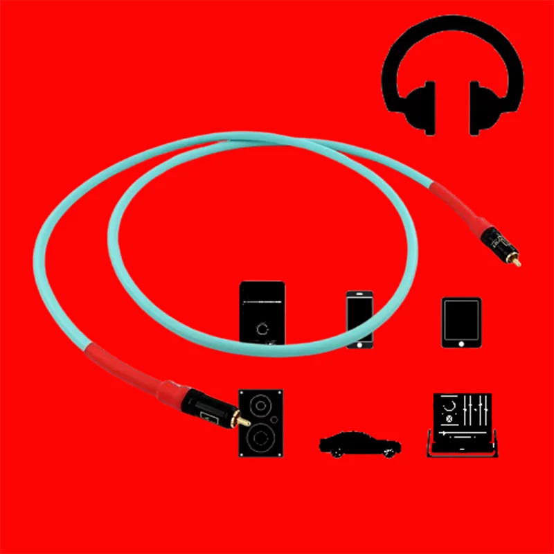 

Nordost ODIN Reference OFC Посеребренный коаксиальный кабель 75 Ом TSC Экранированный черный ​