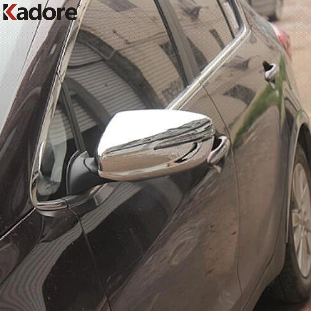 Side Door Mirror Cover Trim For Kia Cerato Forte K3 2012 2013 2014 Chrome Rearview Mirrors Trim Car Accessories