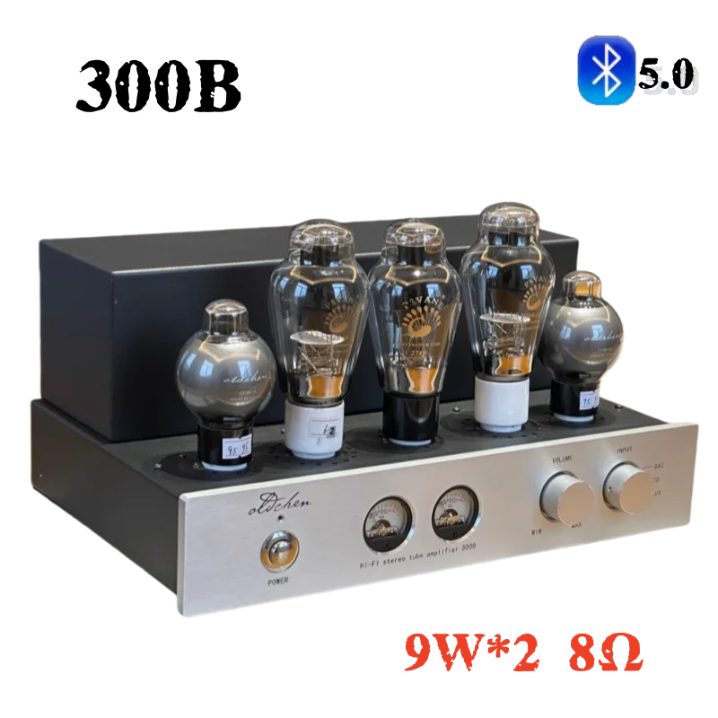 

Old Chen Gallbladder Machine 300B 9W*2 8Ω Single ended Pure Class A HIFI Electronic Tube Amplifier Fever Gallbladder Machine