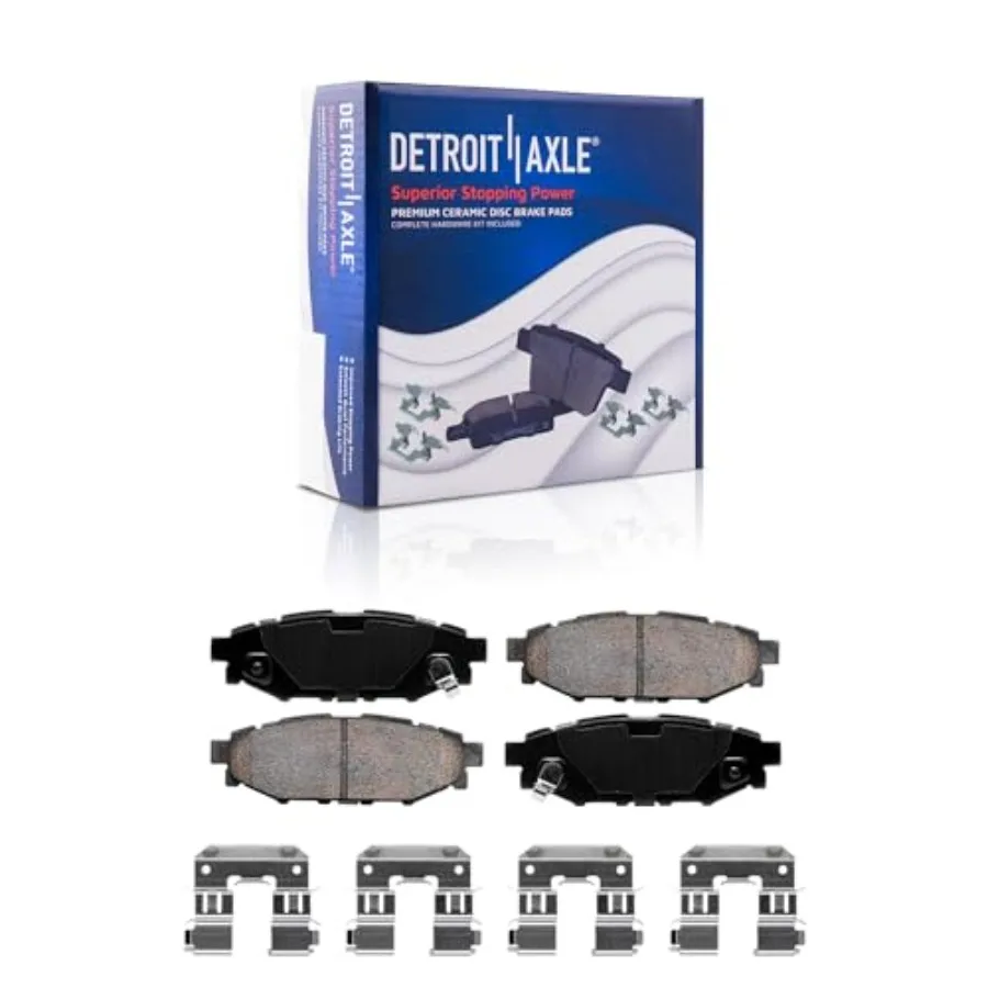 مجموعة فرامل المحور ديترويت لـ 2005-2009 سوبارو أوتباك 2006-2009 ليجاسي فرونت 11.54 بوصة خلفية 10.79 بوصة فرامل قرصية سيراميك دوارات و