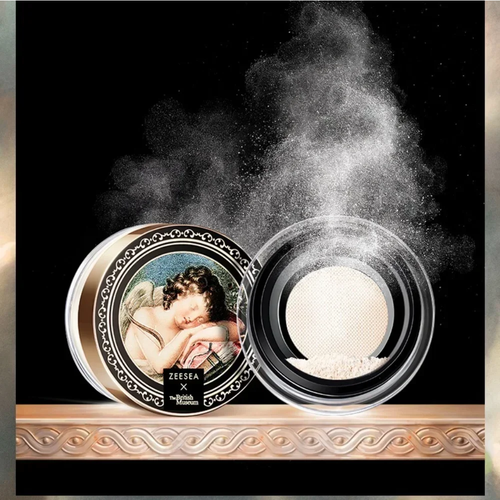 

ZEESEA Прозрачная рассыпчатая пудра Cute Angel Matte: стойкая водостойкая основа для макияжа, корейская косметика