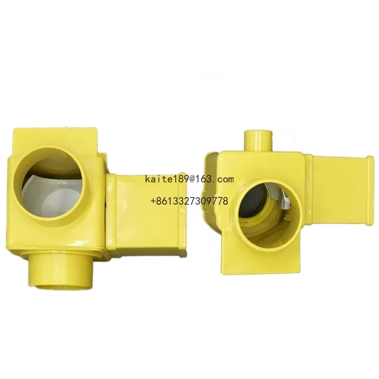 Acessórios de lavanderia comercial 2 3 polegadas válvula de drenagem em ângulo reto válvula de drenagem eletrônica