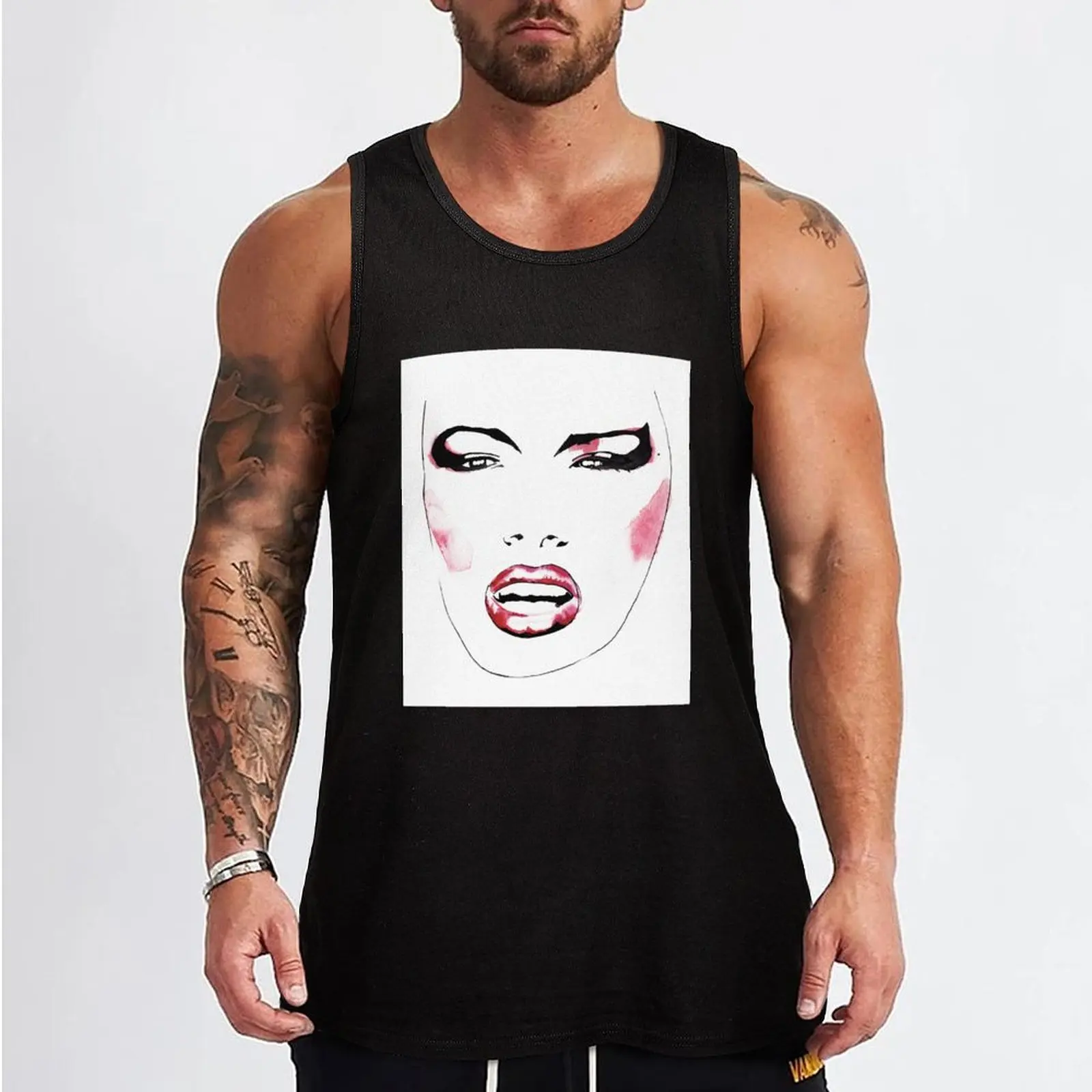 Grace Jones - La Vie en rose Tank Top Clothing Working vest gym training accessories