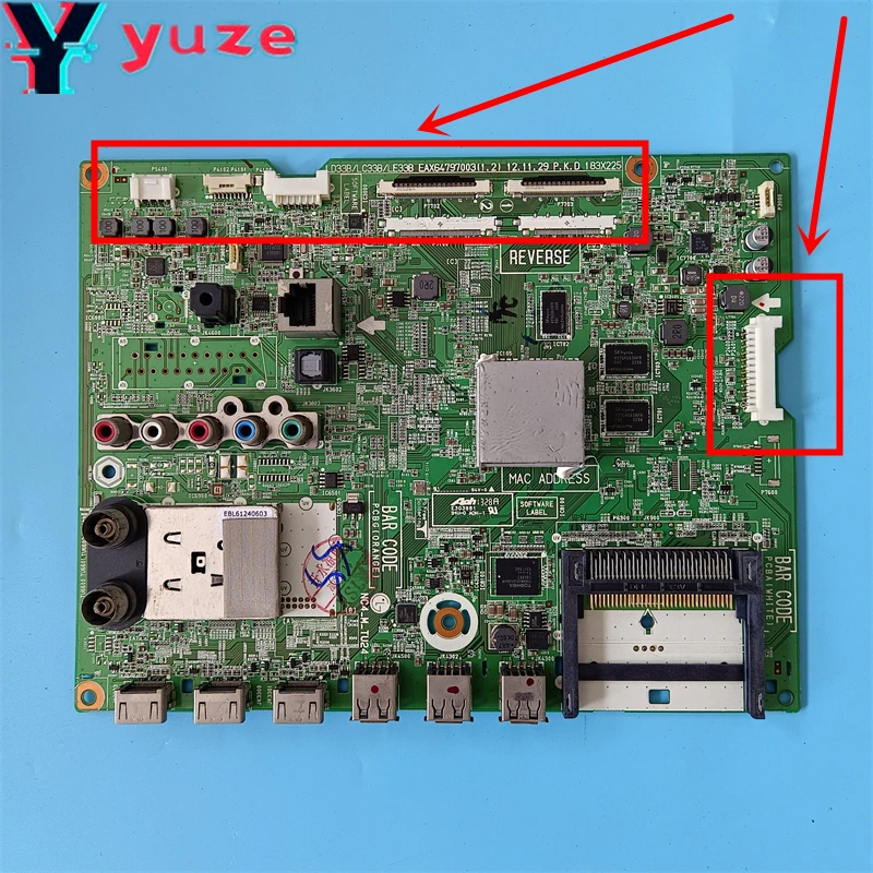 

Good Test For LG Main Board 32LA667S 42LN578V 42LA690V 47LA740V 47LA660V 55LA740V 55LA660V 55LA740V EAX64797003 Motherboard