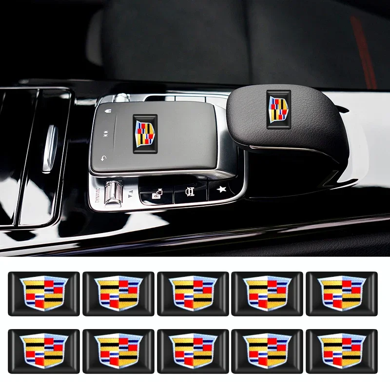 Cadillac epoxy interieur stickers 10 stuks set