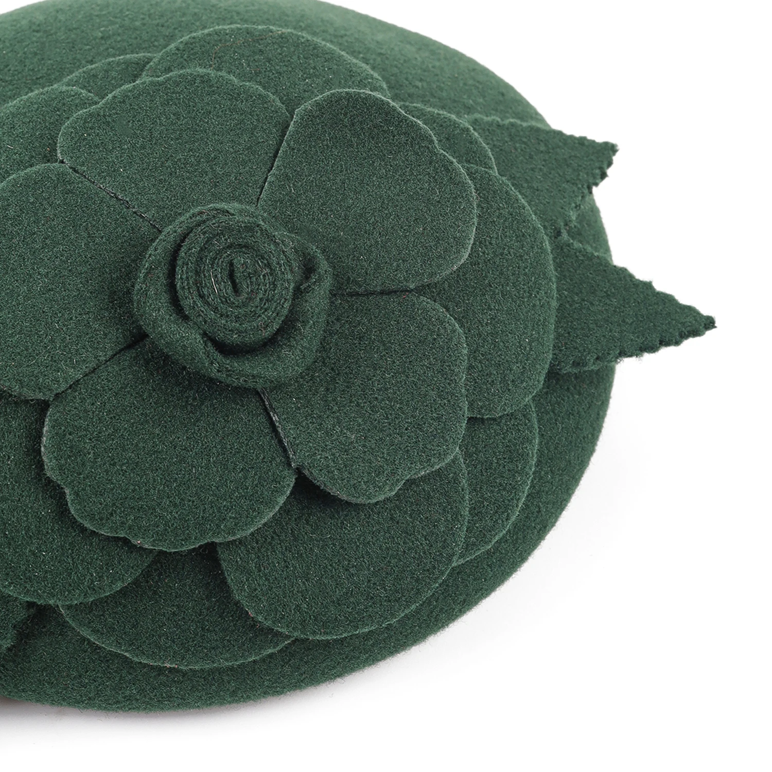 Elegante chapéu fedora moda luxo gorros 100% lã feltro chapéu fotografia flor boina newsboy bonés trilby feminino para senhoras wear