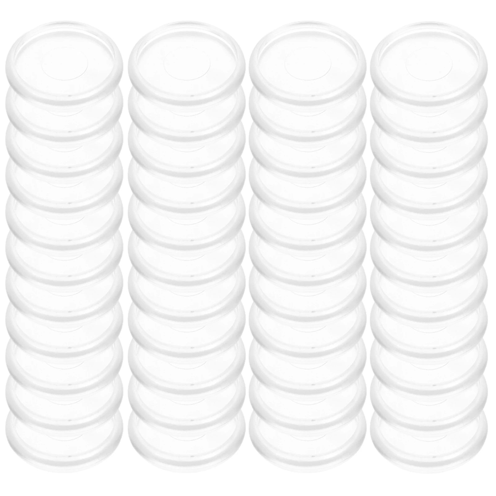 44Pcs Plastic Binding Discs Smooth Edge Binder Rings for School Office Home Stationery Supplies Expansion Discs