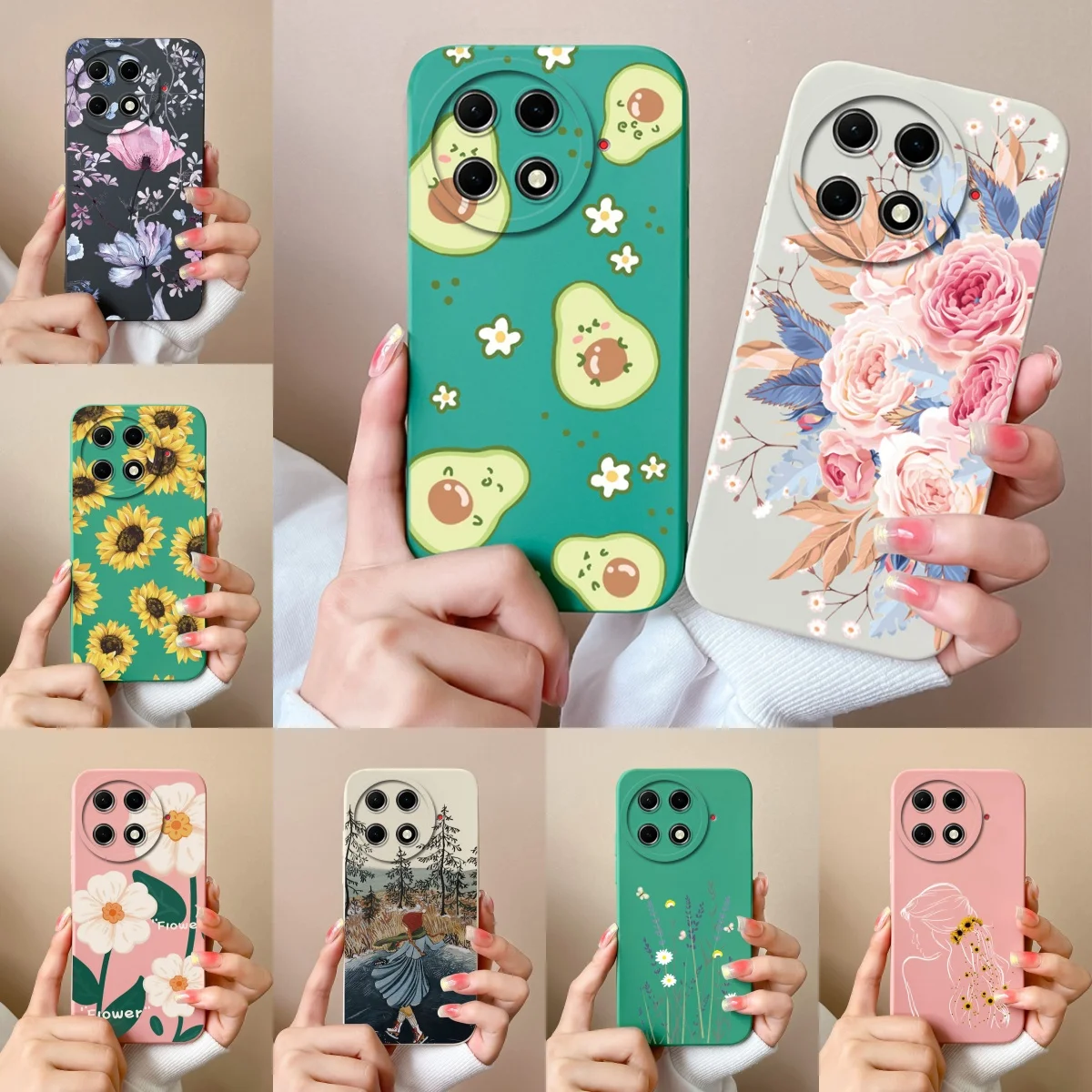 

Чехлы для Tecno Camon 30S 30S Pro Sunflower Rose Avocado, защитная мягкая задняя крышка, устойчивая к падениям, для tecno camon 30s pro Funda