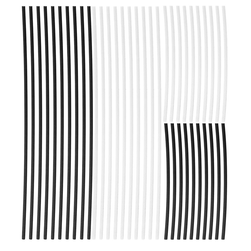 

40Pcs Guitar Fingerboard Side Dot Markers Black White Easy Install Fretboard Position Sticker Music Instrument Accessory