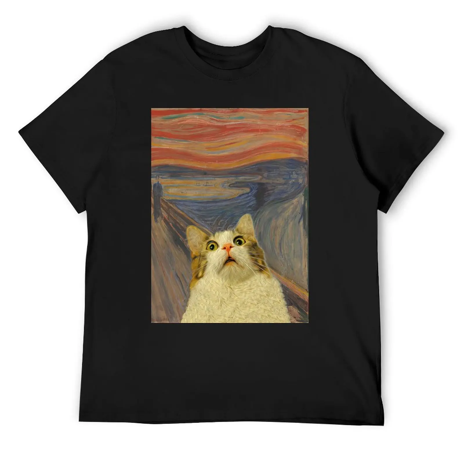 

The Meow T-Shirt designer shirts hippie clothes graphic shirts anime tshirt Men's t-shirts