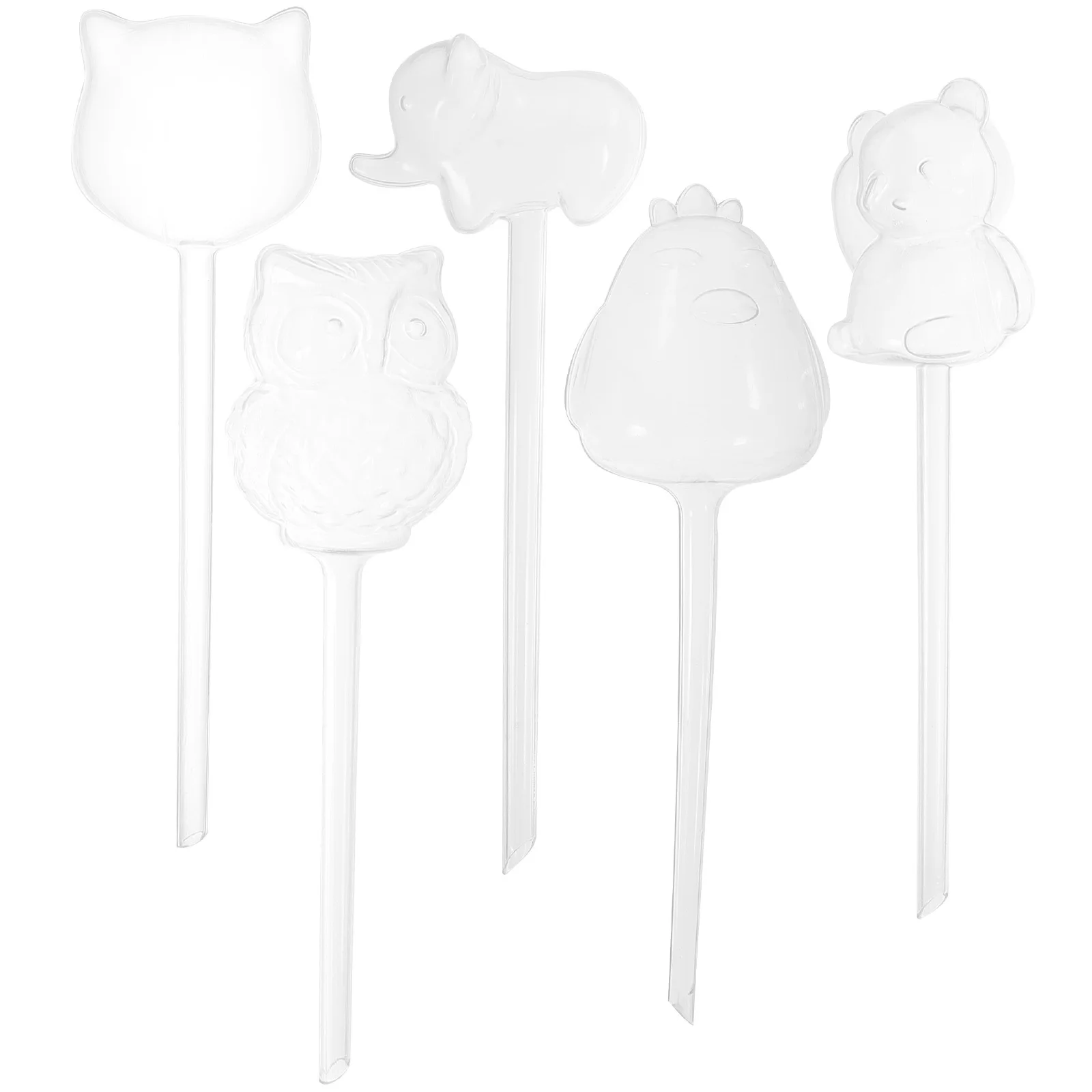 

5Pcs Automatic Plant Watering Device Creative Animal Shape Self Watering Spikes for Indoor Pots Bonsai Gardening