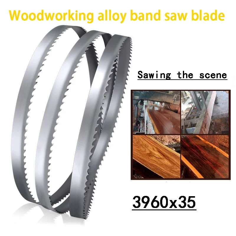 Woodworking Alloy Band Saw Blades TCT Carbide Tip for Cutting Hardwood for Brick and Foam Cutting 3960X35Mm