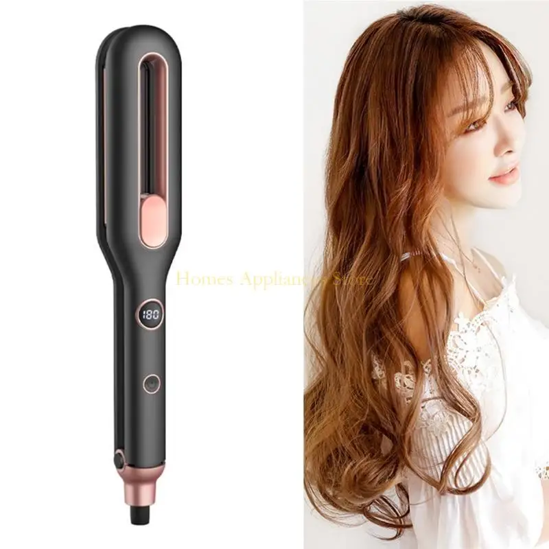 

D0AB Mini Electronic Gorrugation Hair Выпрямитель светодиод
