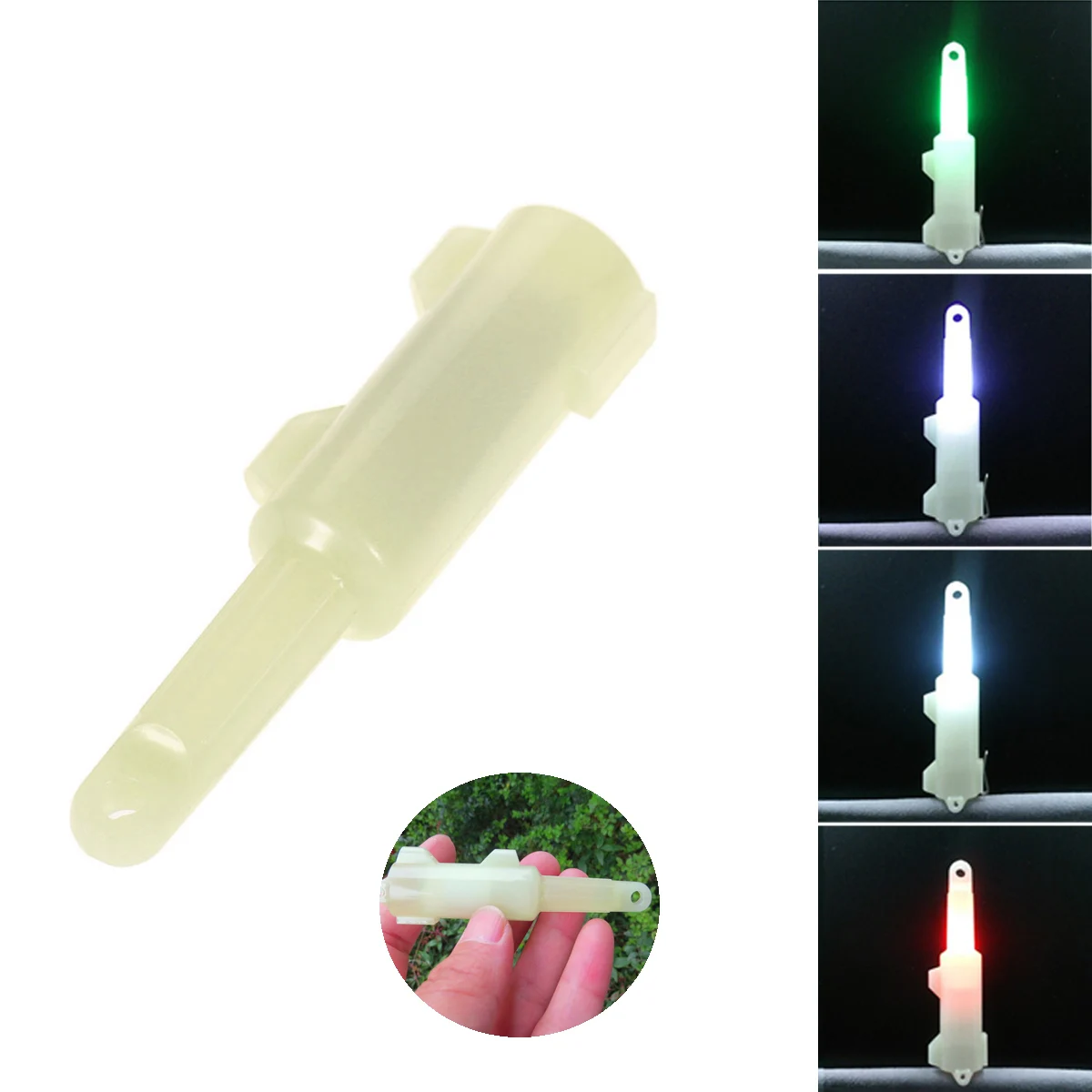 Underwater Deep Drop LED Fishing Light Attraction Lamp Full Luminous Lure Tool Lights Baits Red Blue Green Blue Flash Mode