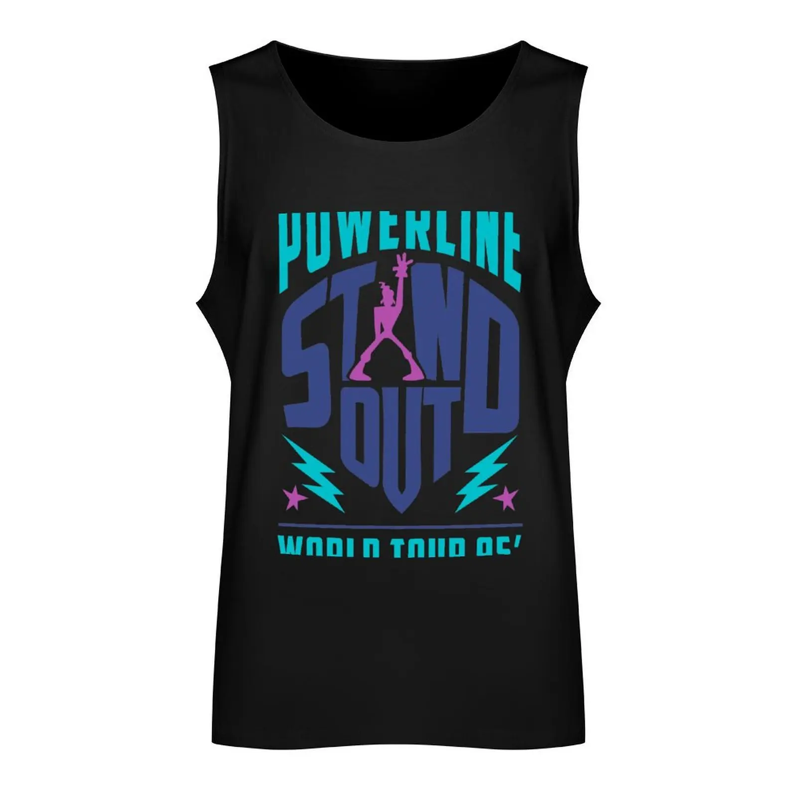 STAND OUT Powerline World Tour Tank Top fashion 2024 man gym clothing