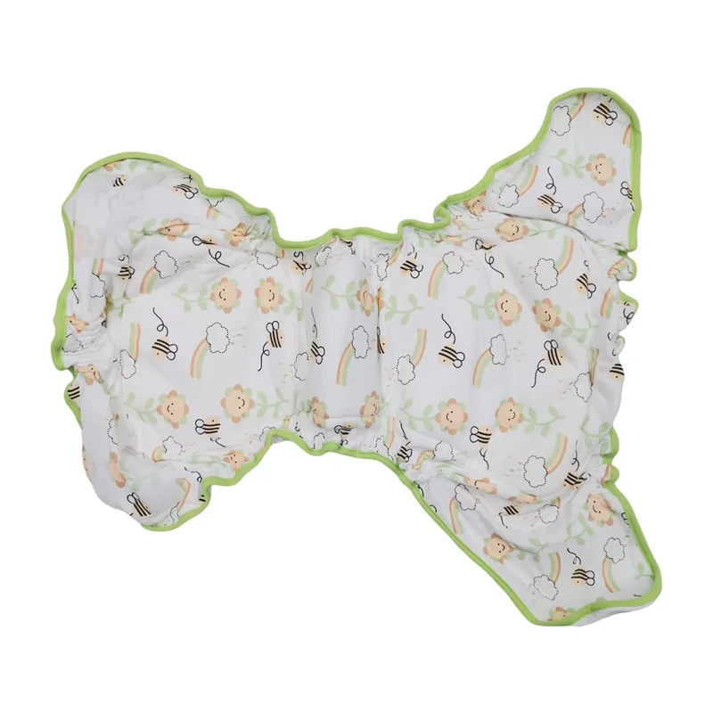 Plus Size ABDL Adult Printed Cotton Briefs /Cloth Diaper With Padding Inside/DDLG Training Pant/Washable Adult Training Panties