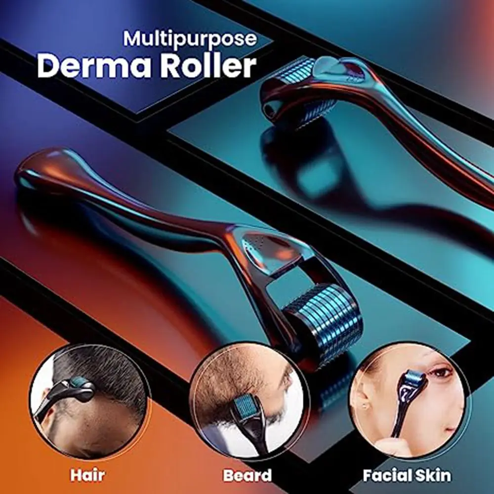 0.2-0.3 Roller Microneedle Roller Facial Skin Beard Scalp Derma Stamp Micro Needle Roller Women Man Cosmetic Beauty Instrument