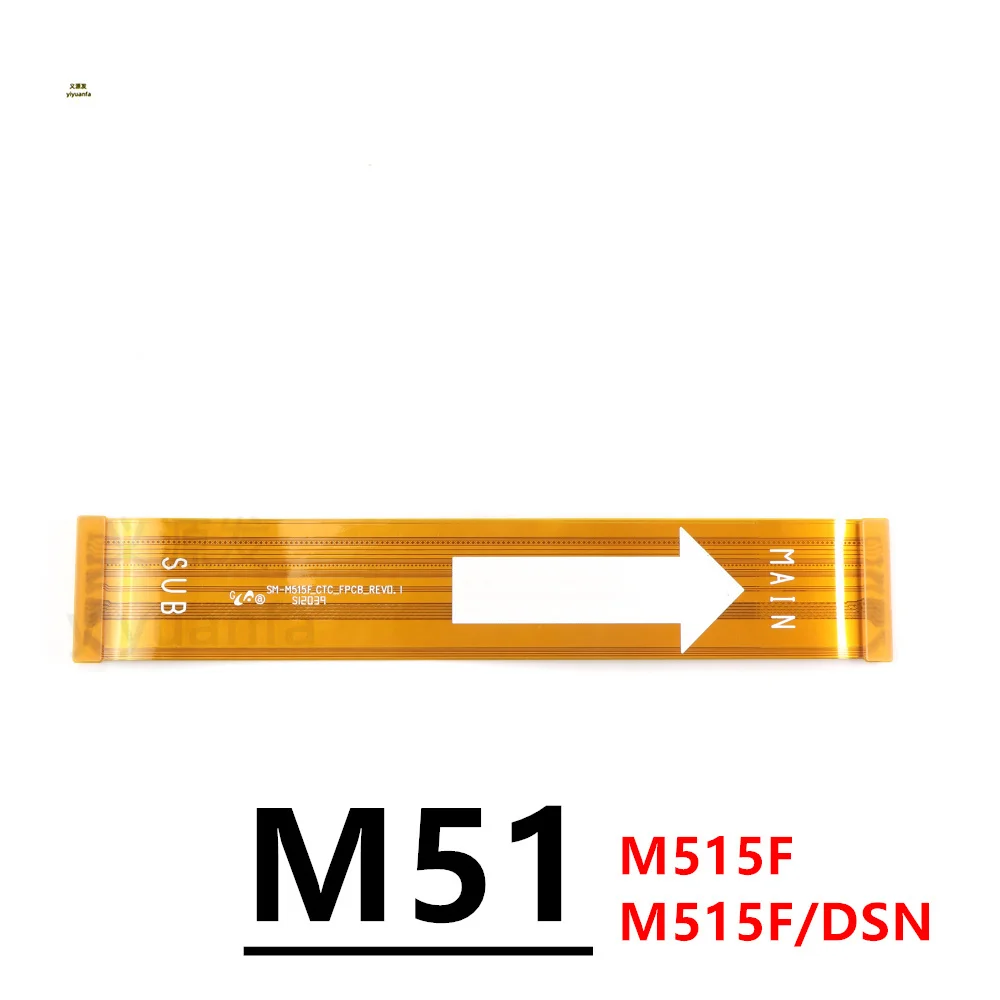 For Samsung Galaxy M51 SM-M515F M515F/DSN USB Type-C Charging Dock Port Board Connector Main Motherboard Flex Cable