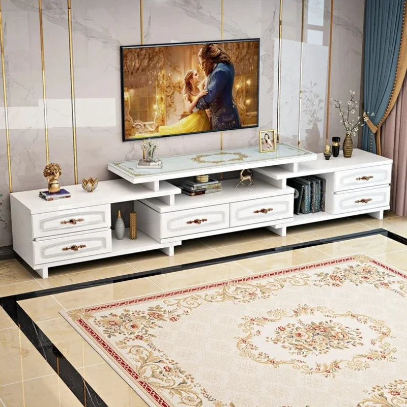 Mueble de Tv de almacenamiento moderno y sencillo, mueble de cristal Para sala de estar, soporte nórdico, centro de entretenimiento, Mueble Para Televisor, Muebles de Tv