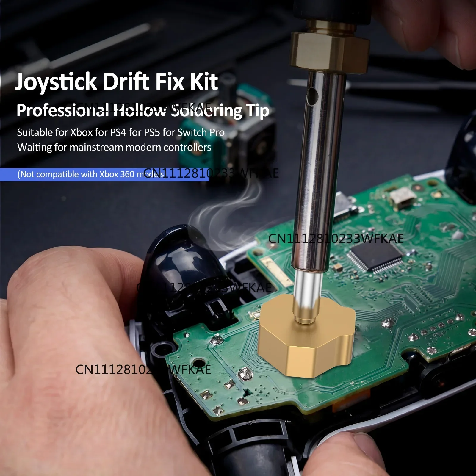 1 set for Xbox PS4 PS5 Switch Pro Controller Joystick Removal Repair Tool Joystick Soldering Iron Tip Heating Mold view 5