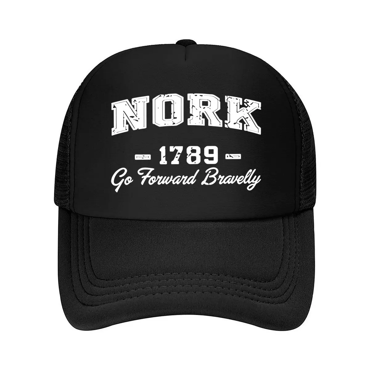 MAKEFGE Vintage - Gorra Retro con Letras NORk en Negrita, Gorra Ligera para Exteriores para Hombre y Mujer, Gorra de Béisbol de Malla Campi 2026