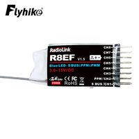 Radiolink R8EF 2.4Ghz 8 Channels RC Receiver Support S-Bus/PPM/PWM Signal for 8CH T8FB T8S RC Transmitter RC Car Boat Airplane