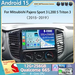Android 15 Carplay For Mitsubishi Pajero Sport 3 L200 5 Triton 3 2015 2016 2017 2018 2019 Car Radio GPS Multimedia Video Player