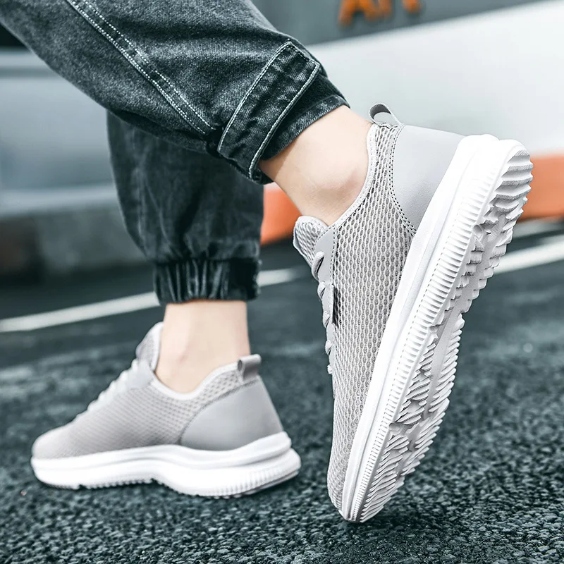 Mesh Herenschoenen Vrijetijdsschoenen Heren Sneakers Ademend Lichtgewicht Schoeisel Zomersportschoenen Zapatillas Hombre